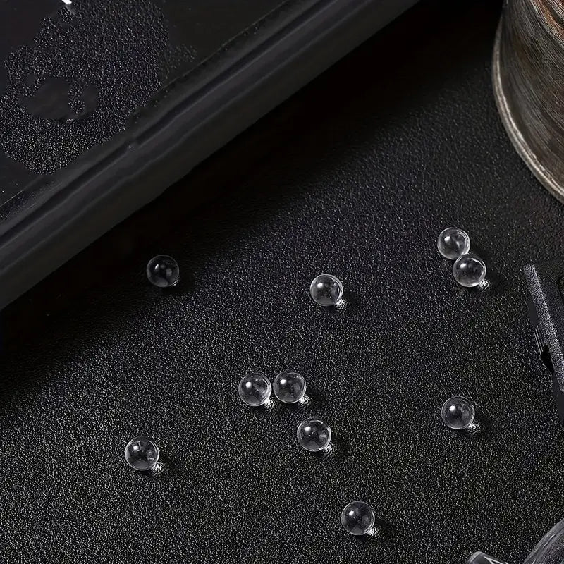 10pcs Quartz Terp Pearls Balls, 4mm/6mm - Durable High-Temperature Resistant Glass Beads