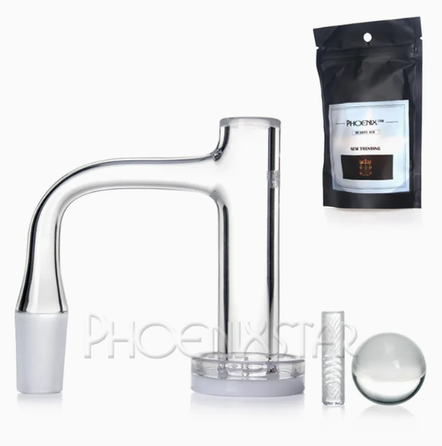 Lowrider Full Welded  Quartz Set  14mm male joint