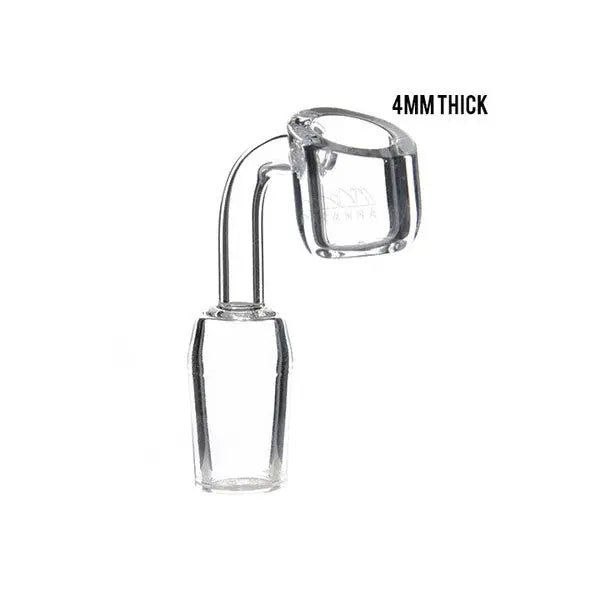 45° 4mm Thick Quartz Banger - 14mm Male Sloped Top