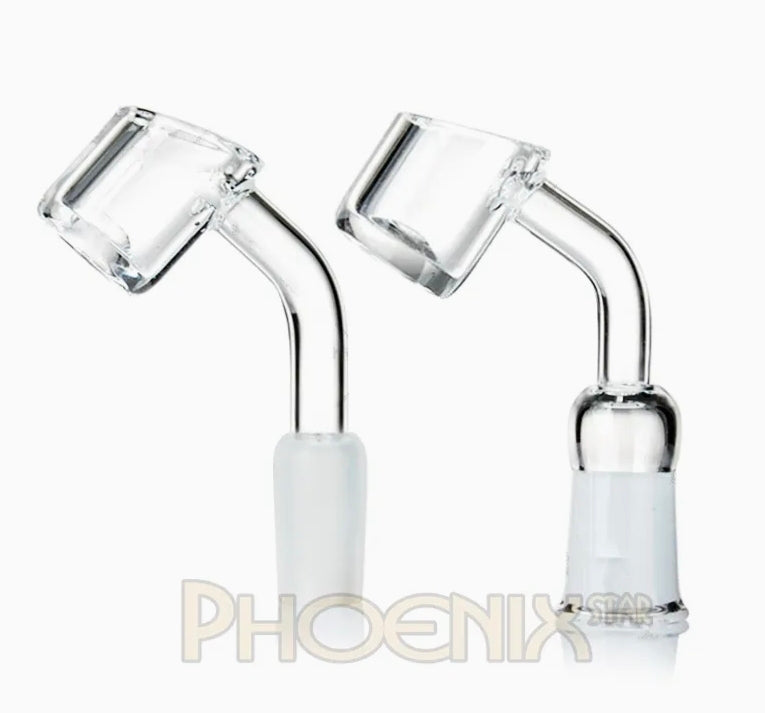 Quartz Banger 45 Degree Angle Cut **14mm Male only**