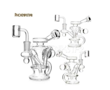 Recycler Rig with Pure Quartz Bucket